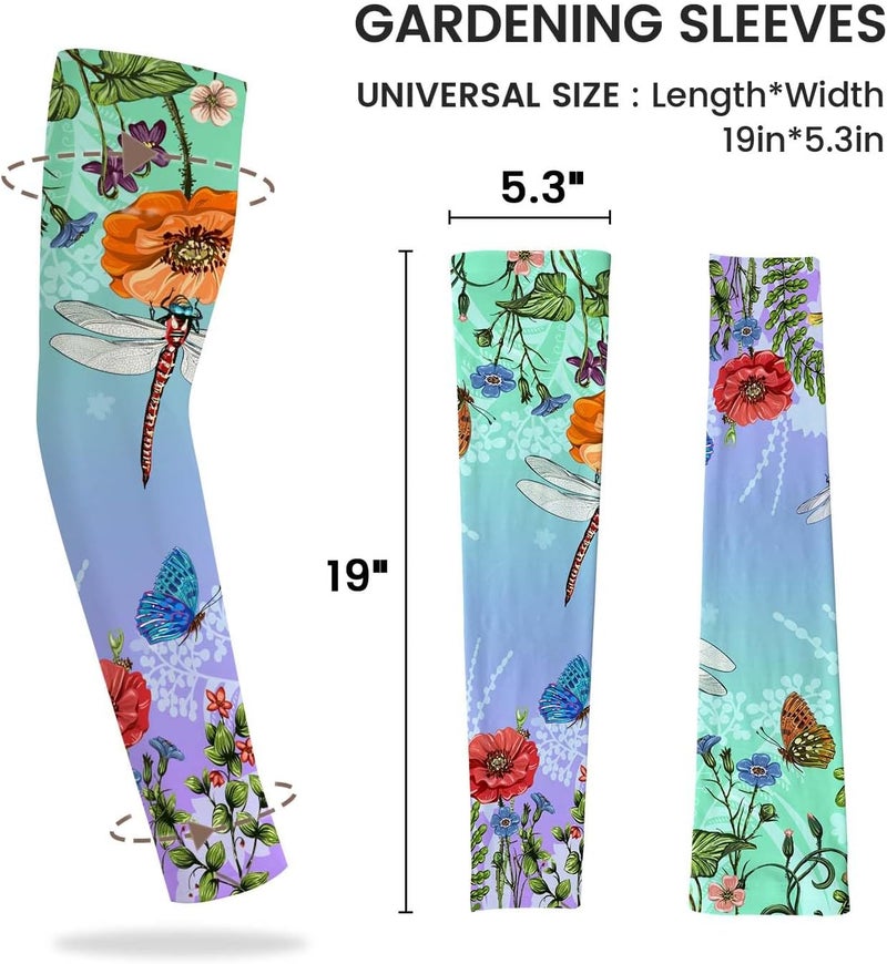 YPHCDO Store Gardening Sleeves Farm Sun Protection Arm Cooling Sleeves Thorn Proof Garden for Women Men with Thumb Hole - Image 4